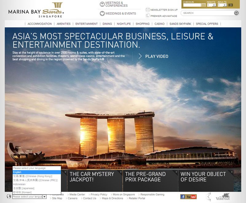 Marina Bay Sands website translation case study Marina Bay Sands website translation case study