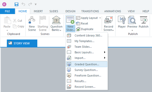 Storyline 360 - Graded Question